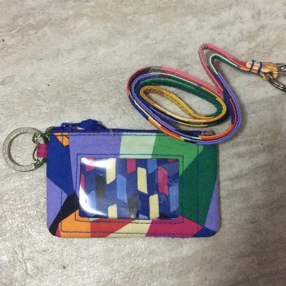 Vera Bradley Accessories - Vera Bradley zip id case and lanyard in pop art